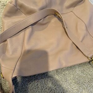 HOBO Soft Pink Leather Hobo Bag